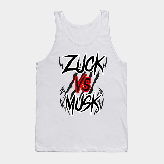 Zuck vs. Musk Tank Top by THE OMNI Studio